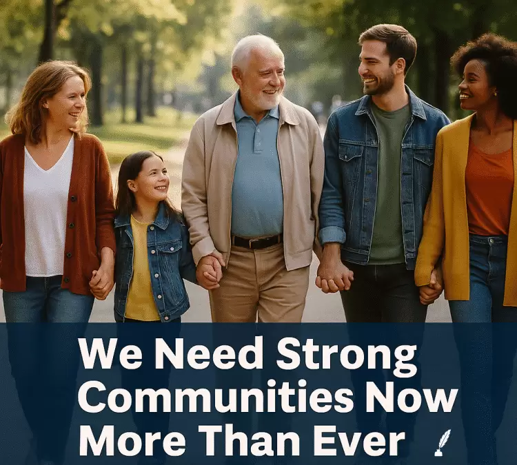 We Need Strong Communities Now More Than Ever